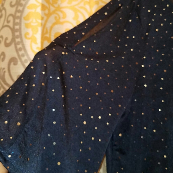 Avenue Navy/Silver Blouse - Picture 4 of 7